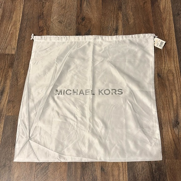 MICHAEL Michael Kors Handbags - Michael Kors White and Silver Dustbag NWT